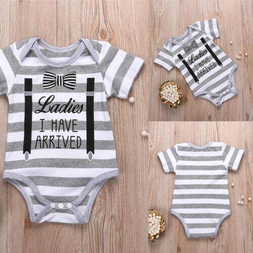 Hot Newborn Baby Infant Girl Boy Tops Romper Jumpsuit Bodysuit Outfits Clothes
