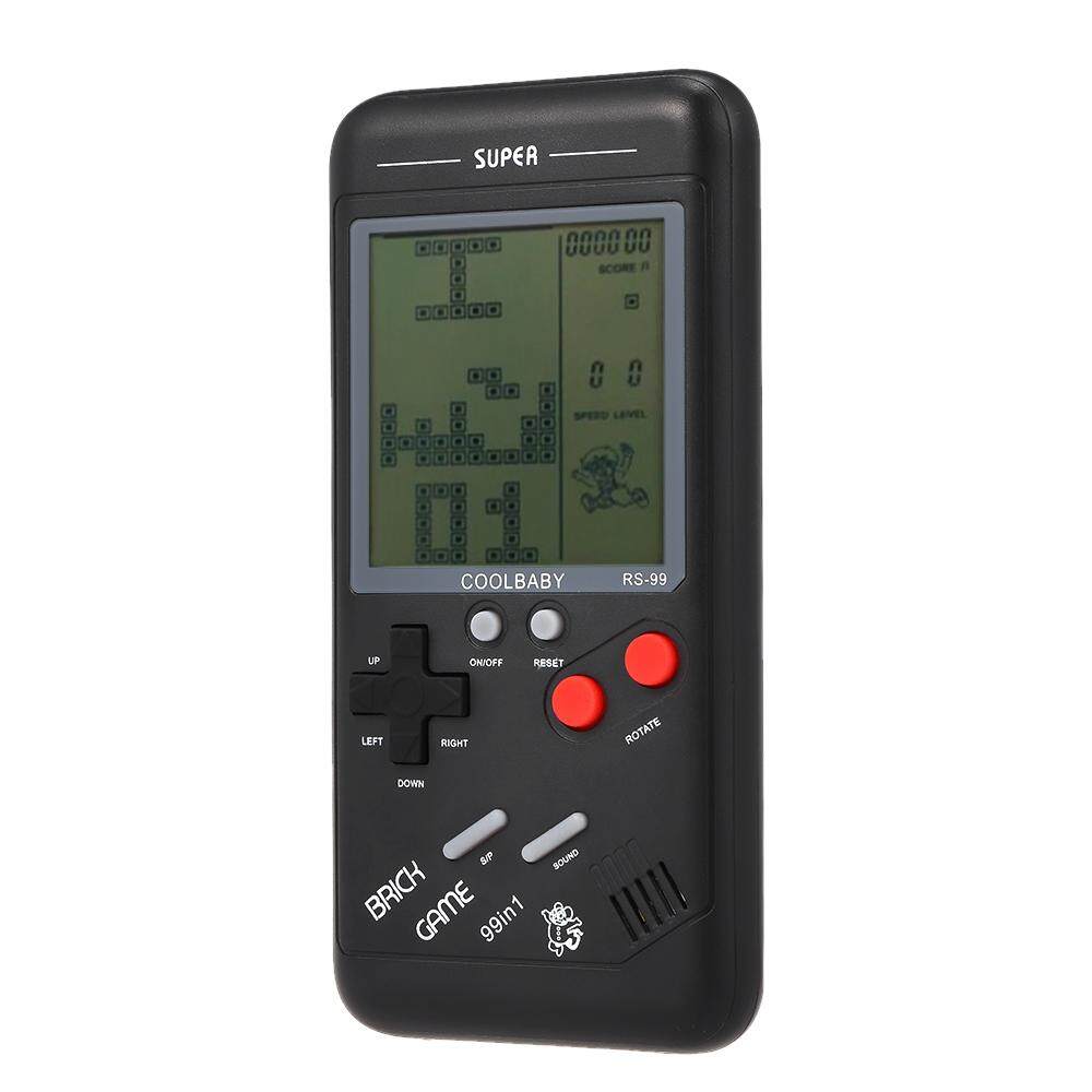 RS-99 Bảng Điều Khiển Trò Chơi Cổ Điển Khối Trò Chơi Tetris Máy Chơi Game Cầm Tay Trò Chơi Ghép Hình Dành Cho Trẻ Em Tích Hợp 26 Các Loại Trò Chơi
