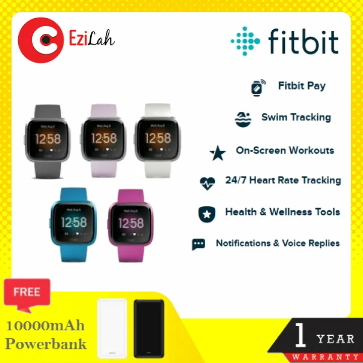 fitbit versa lite heart rate