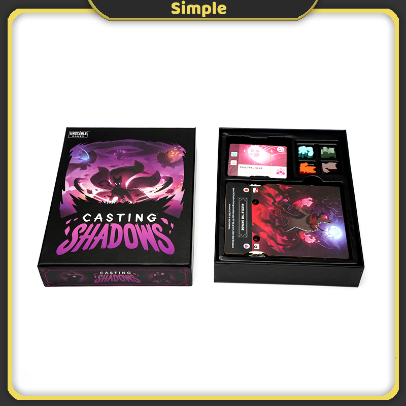 Casting Shadows Board Game + Strom Expansion Pack English Version 2-4 Players Board Game