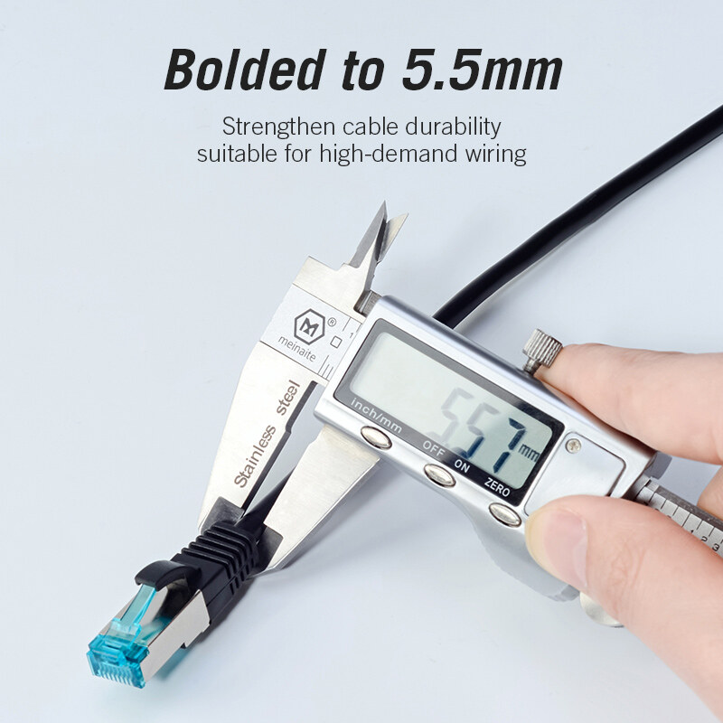 Vention dây cáp mạng lan Ethernet Cable Cat5e Lan Cable FTP Cat 5e Network Patch Cable 0.75m 1m 1.5m 2m 3m For PS2 PC Computer Router RJ45 Cable