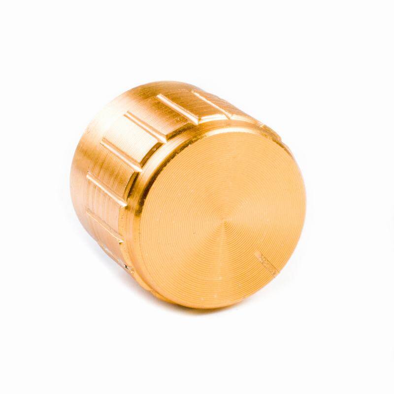 2pcs,19x17mm Gold Silver Black Aluminum Alloy Rotary Control Potentiometer Knob 6mm Shaft Hole