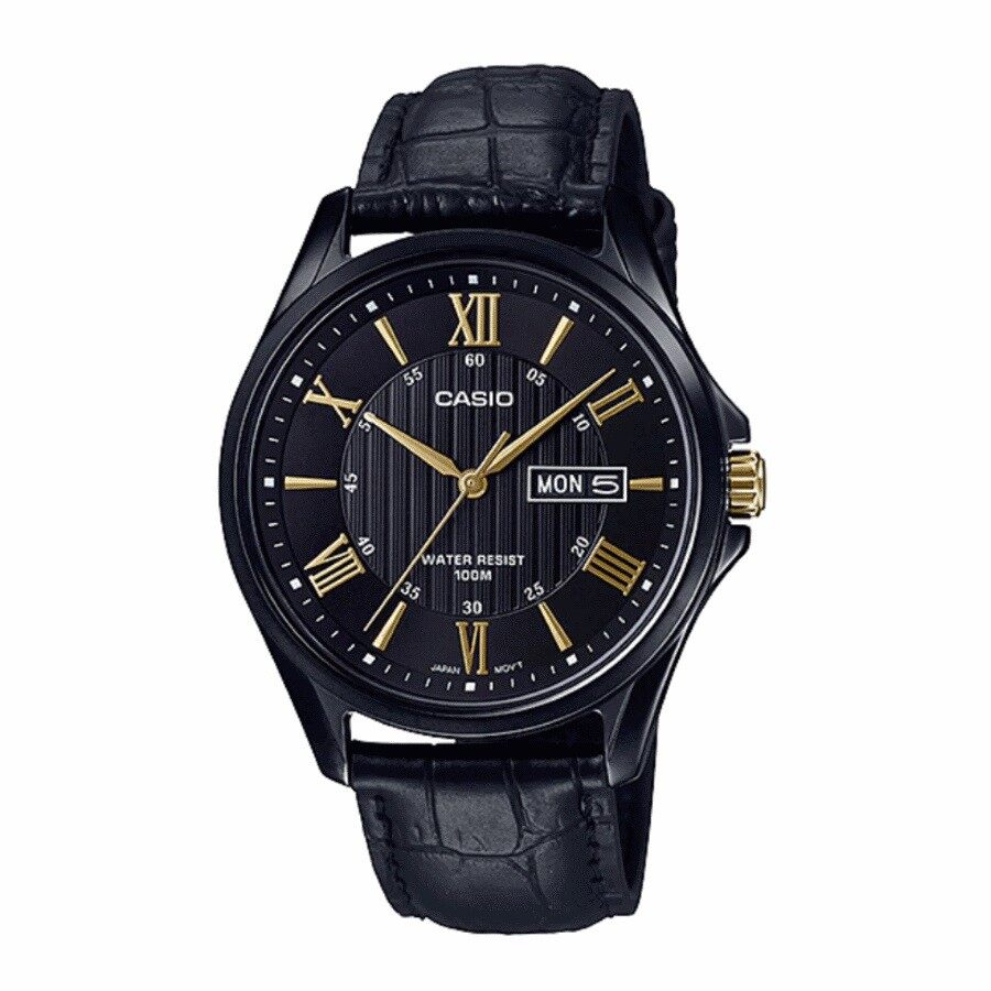 100 ORIGINAL CASIO MTP 1384L MTP 1384BUL MTP 1384BL ANALOG QUARTZ DATE DAY LUXURY DRESS BUSINESS LEATHER STRAP WATCH Lazada