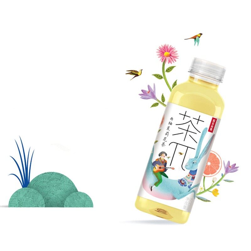 农夫山泉茶兀饮料茶派果味水FRUIT TEA DRINKS - 西柚茉莉花茶500ml | Lazada