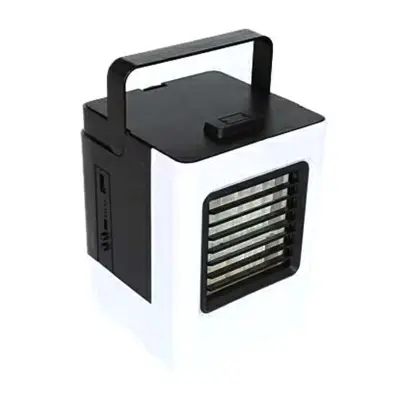 USB Air Cooler Mini Portable Air Conditioner Fan Noiseless Evaporative Air Humidifier for Room Office Desktop Nightstand