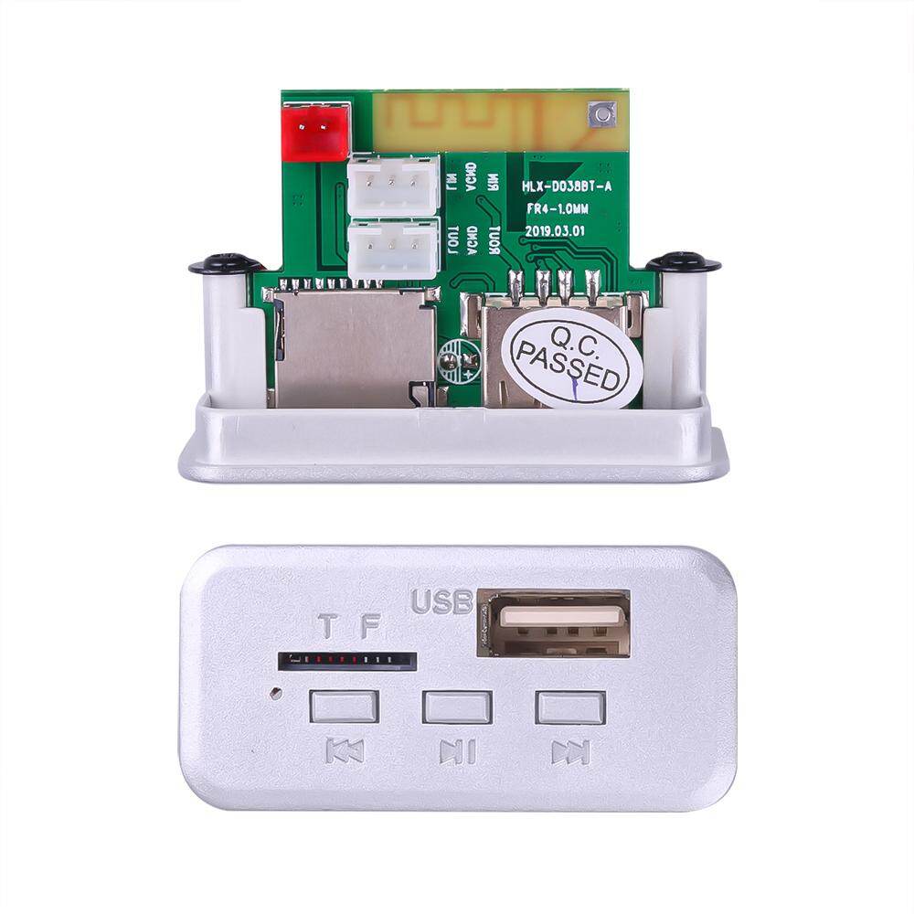 Bảng Giải Mã MP3 Bluetooth 5.0 Không Dây 12V Mô-đun Âm Thanh MP3 WMA Hỗ Trợ USB FM TF Radio Đầu Vào AUX Cho Đài Phát Thanh Gia Đình Xe Hơi