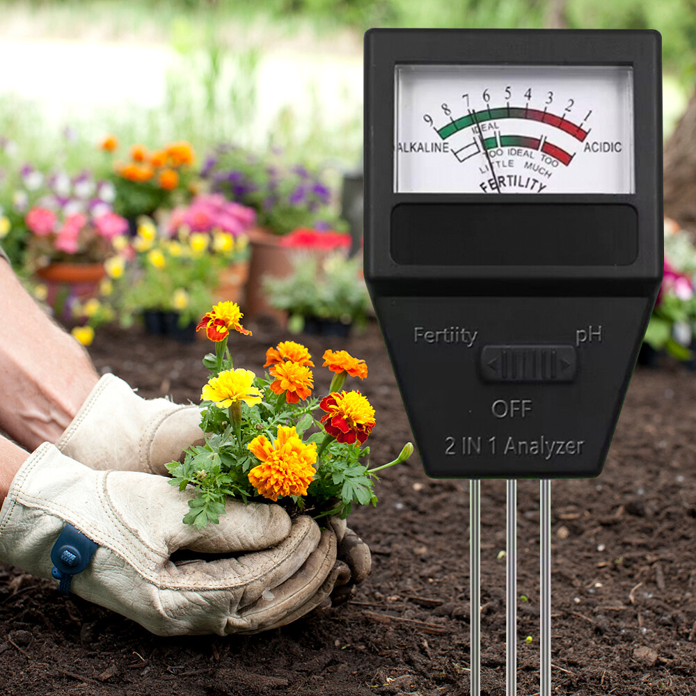 Voktta hai trong một đất màu mỡ đất Detector Đồng hồ đo độ PH