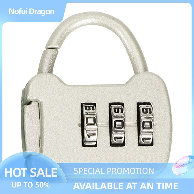 Nofui Combination Password Lock Portable Travel Luggage Case Security Lock Padlock