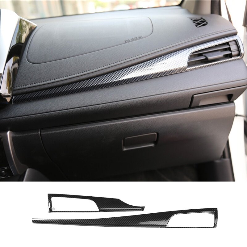 Xuming Ốp Bảng Điều Khiển Công Tắc Cửa Sổ Điện Xe Hơi Họa Tiết Sợi Carbon Cho TOYOTA VIOS 2014-2018 Phụ Kiện Nội Thất VIOS XP150 NCP150