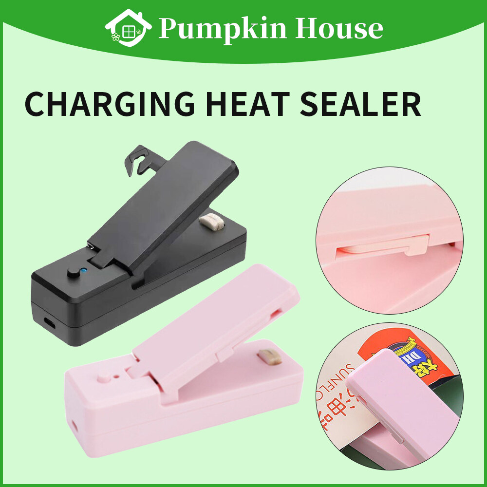 Mini Bag Sealer 2In1 Portable Heat Sealers Rechargeable Handheld