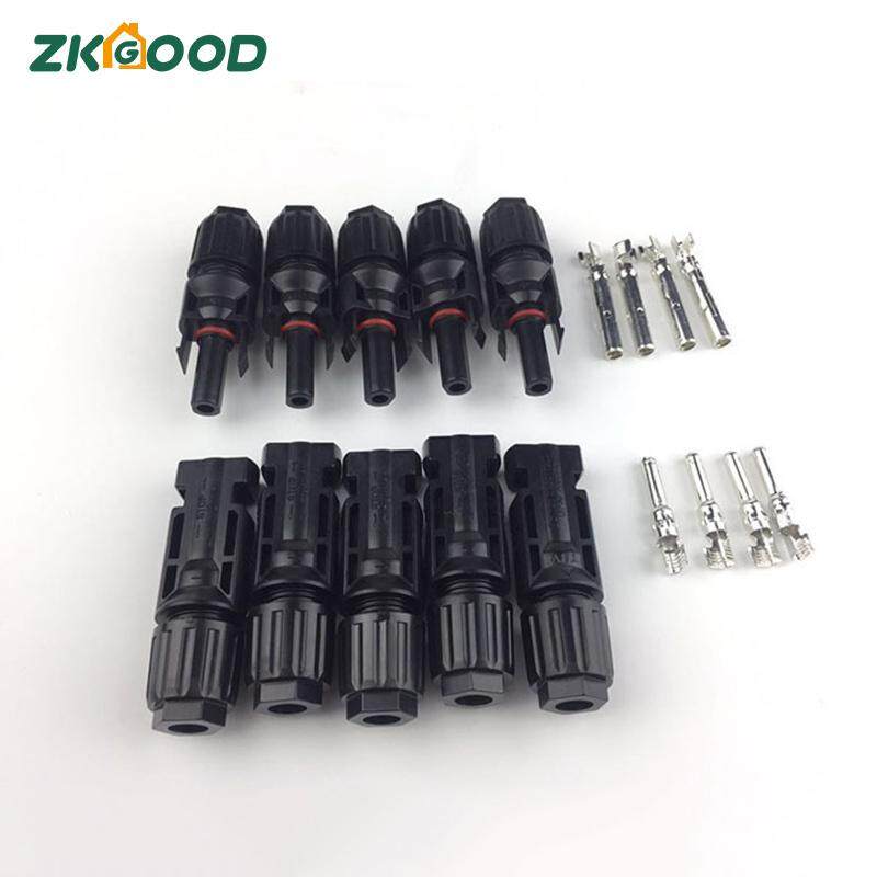 Zkgood 10/20/30/50 Đôi MC4 30A Nam Nữ M/F Dây PV Đầu Nối Dây Cáp bộ Bảng Điều Khiển Năng Lượng Mặt Trời