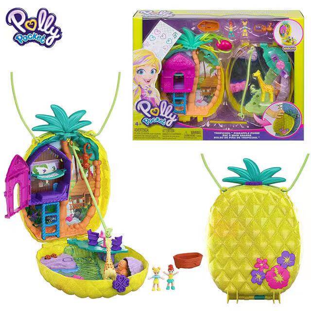 polly pocket purse pineapple