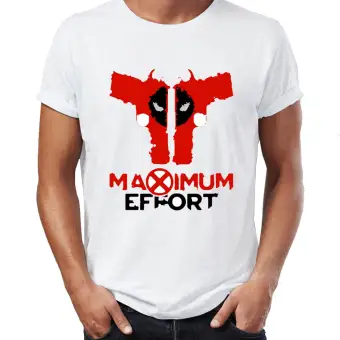 deadpool t shirt maximum effort