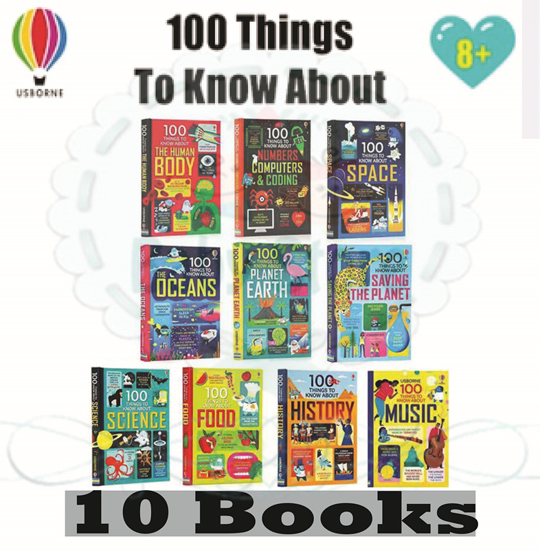 Usborne 100 Things to know about Series (11 Books set or 10 books