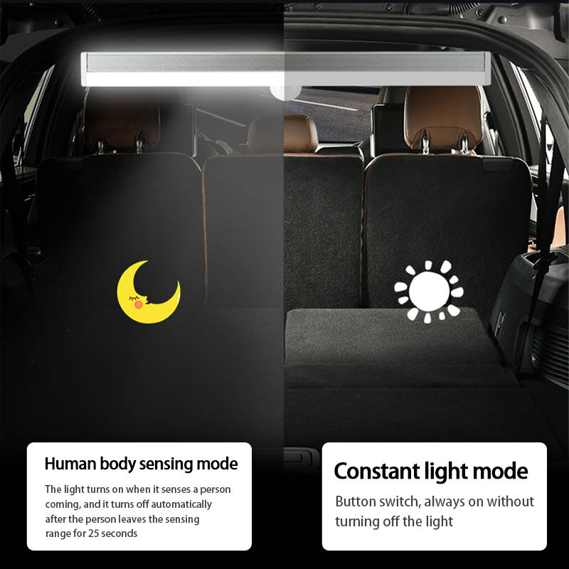 Adjustable LED Induction Light Car Auto-sensing Lamp One-click Touch Light USB Charging