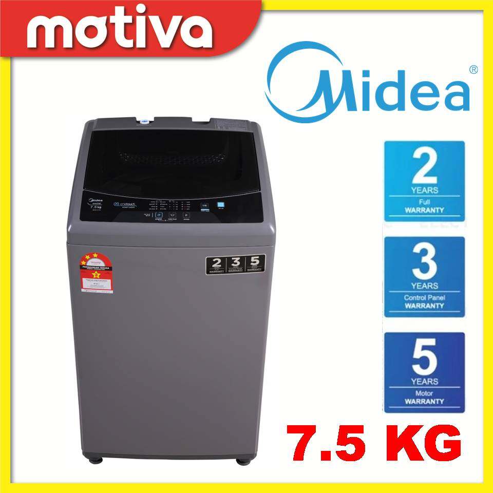 Midea Fully Automatic 7 5kg Washing Machine Mesin Basuh Mfw Ec750 Mfwec750 Lazada