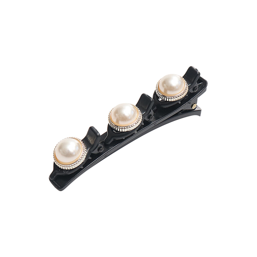 Glittering kẹp tóc bện đá pha lê, kẹp tóc vải satin bện, kẹp tóc đính đá cỏ ba lá, kẹp tóc đính đá, kẹp tóc lớn cho tóc dày
