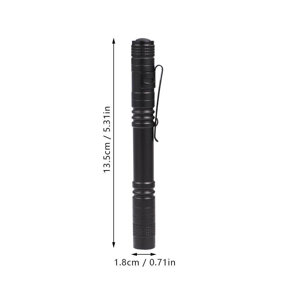 Mini Xách Tay LED Pen Clip Pocket Đèn Pin Ánh Sáng Cao Torch Đèn Pin