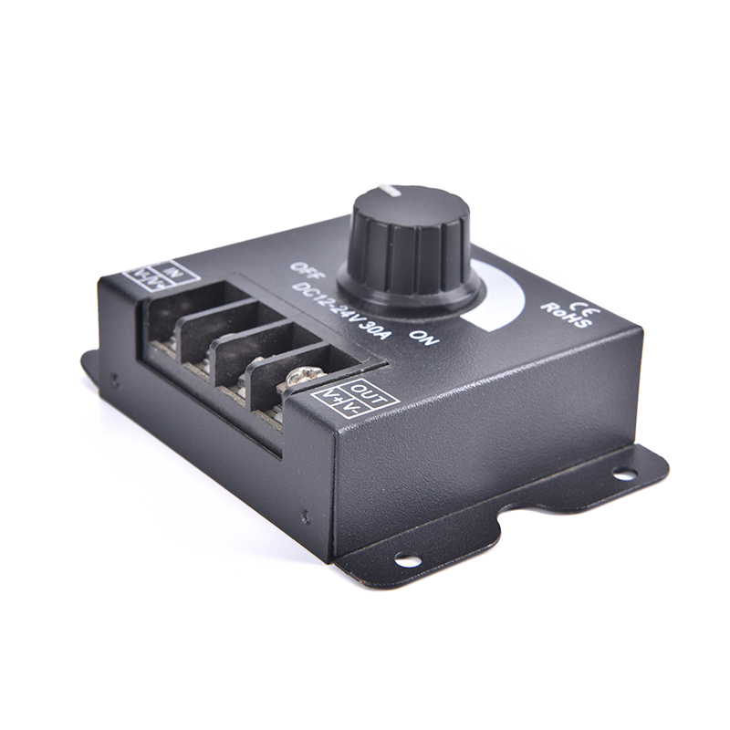 Sissi DC 12V 24V LED Dimmer Switch 30A 360W Voltage Regulator Adjustable Dimmers