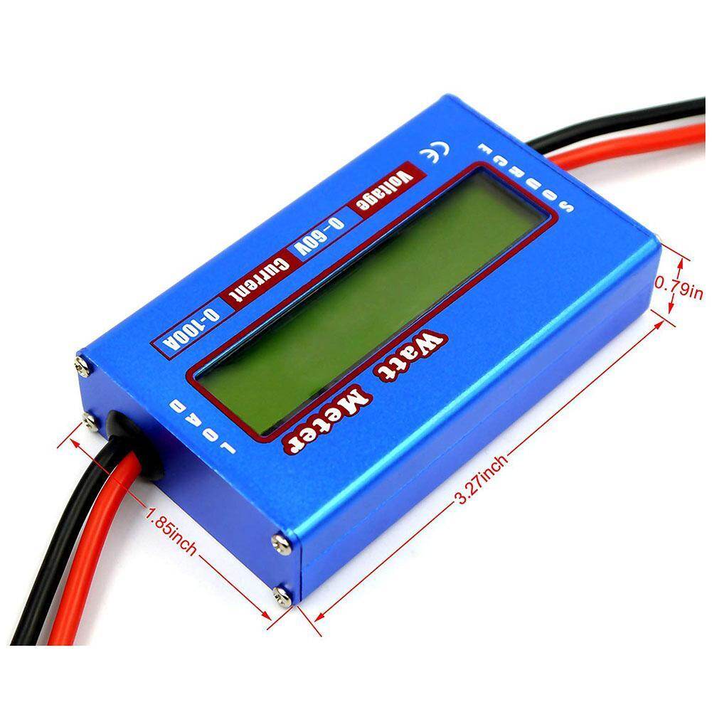 DC 60V 100A Cân Bằng Điện Áp Pin Máy Phân Tích Điện Máy Đo Watt (Màu Xanh)