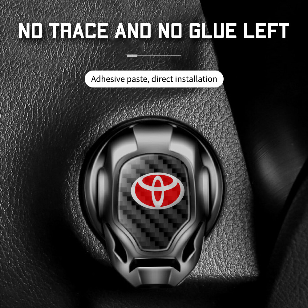 Automobile One Touch Start Button Protective Cover Ignition Switch Decorative