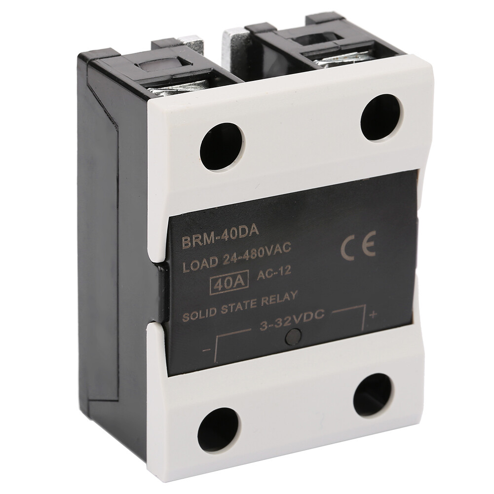 Rơ Le bán dẫn 40A Rơ Le bán dẫn BRM-40DA tải 24-480Vac Rơ Le bán dẫn cho quá trình tự động hóa công nghiệp