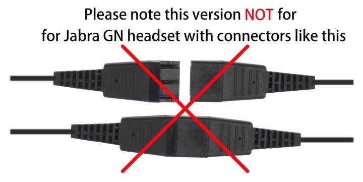 ,Compatible with Plantronics Headset.QD Cable with Single 3.5mm Plug for Smartphones Mobile Phones,Laptop etc Quick Disconnect Headset QD
