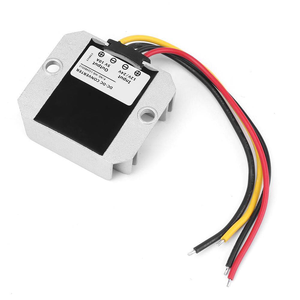 Bộ Chuyển Đổi Hạ Áp DC12V/24V Sang 5V 10A 50W Bộ Điều Chỉnh Điện Áp Buck Bước Xuống Mô-đun Điện Áp Bước Xuống Mô-đun Điện Áp Chống Nước IP68