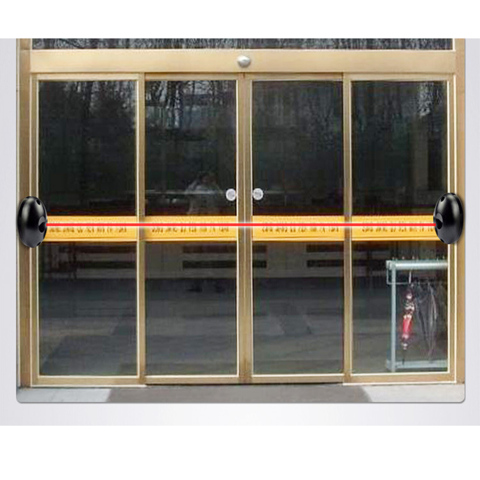 Meterk Cảm Biến Chùm Tia Hồng Ngoại DC12V, Thiết Bị Phát Hiện Hàng Rào Cửa Nhà Để Xe Cửa Cổng Tự Động Cho Hệ Thống Báo Động Chống Trộm Cửa Sổ Phụ Kiện Mở Cửa Trượt 1 Cặp 24V (Tr-Ansmitter Và Máy Thu)