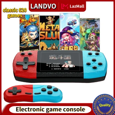 Newest Retro Portable Mini Handheld Video Game Console 3.0 Inch HD LCD Screen Kids Color Game Player Built-in 620 Classic Games Connect with TV