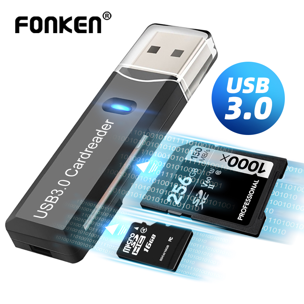 Đầu Đọc Thẻ Nhớ Usb 3.0, Đầu Đọc Thẻ Tf Sd 2 Trong 1, Bộ Chuyển Đổi Đầu Đọc Thẻ Nhớ Pc, Máy Tính Xách Tay, Bộ Chuyển Đổi Thẻ Nhớ Thông Minh Microsdxc Rider