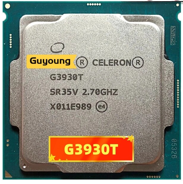 Celeron g3930t g 3930 t 2.7 ghz used dual-core dual-thread 35w cpu processor lga 1151