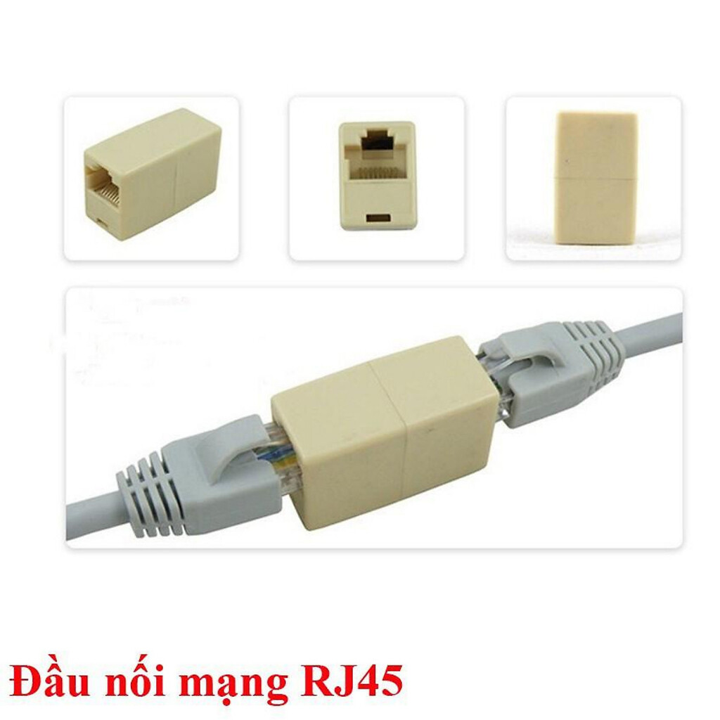 Đầu Nối Dây Mạng 1 ra 1 RJ45 ( 5 Cái )