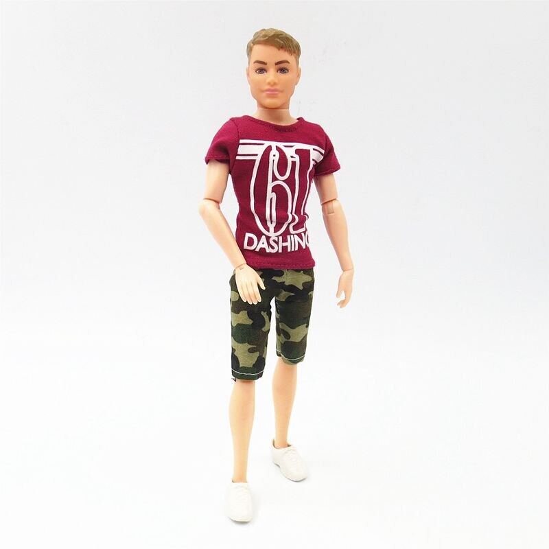 Búp Bê Nam Thủ Công Thời Trang Mới Nhất Quần Áo Ken 30CM Đồ Chơi Trẻ Em Barbie Boy Friends Quà Tặng Sinh Nhật Giáng Sinh Tốt Nhất Cho Bé Gái