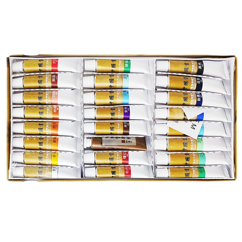 12/18/24/36 Colors 5/12ml Chinese Painting Pigment Watercolor Paint Drawing Tools for Artist Students