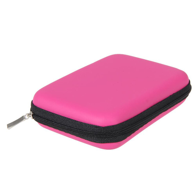 Hard Earphone Case Eva Leather Headphone Storage Bag Protective Usb Cable Organizer Portable Earbuds Pouch Box