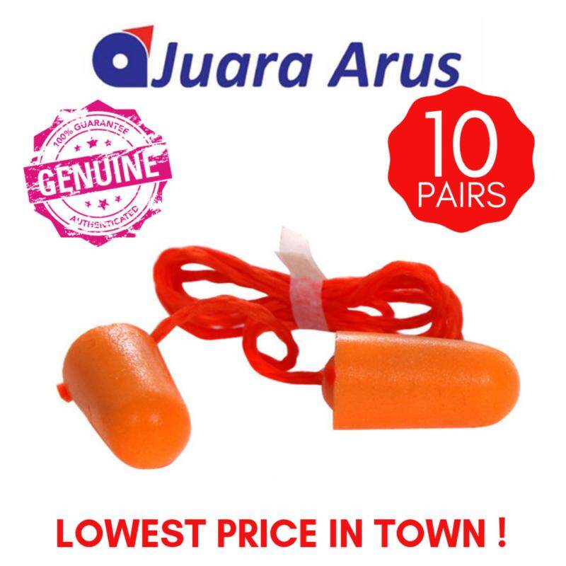 3M Foam Ear plugs 1100, Corded 10 Set Wholesale Price For Welding/Painting/Oil&Gas/Engineering/Construction/Cleaning Job KL Local Supplier & Authorized Dealer