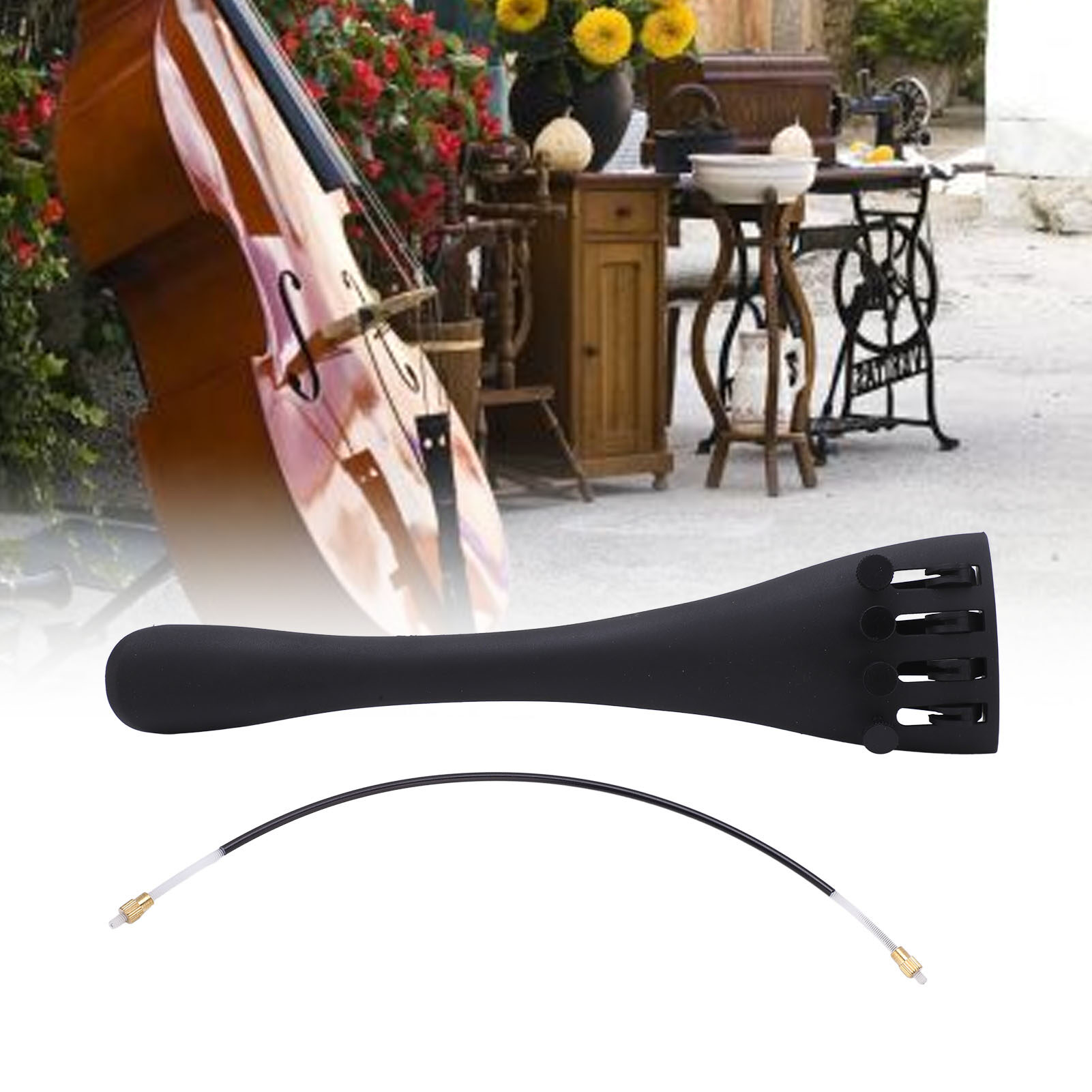 Cello Tailpiece Nylon Tail Gut Lightweight for Different Levels 4/4 Cellos