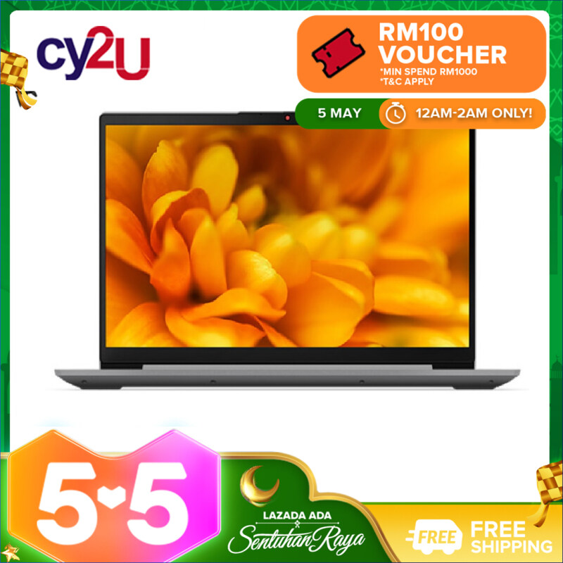 Lenovo IdeaPad 3 15ITL6 82H800K2MJ 15.6 FHD Laptop - Arctic Grey (Intel Core i5-1135G7, 8GB RAM, 512GB SSD, NVD MX350, Win10) + Free MS Office H & S and Lenovo Backpack Malaysia