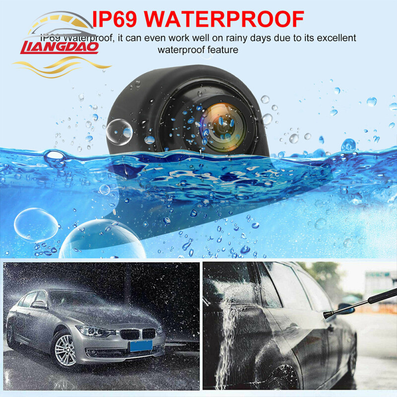 LI【ready stock】170 Degrees Wide Viewing Angle CMOS Car Rear View Camera Rear / Front / Side View Reverse Night Vision Waterproof Lens Backup Camera