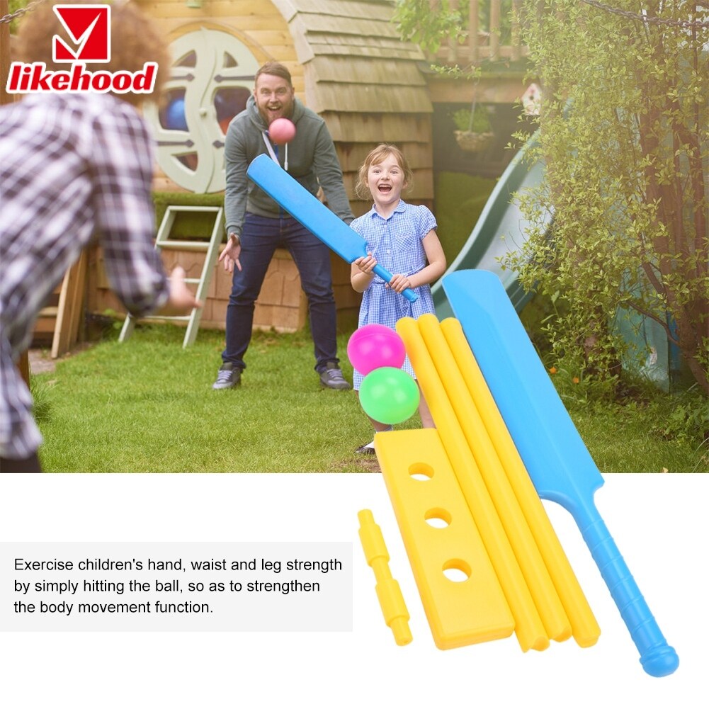 Children Cricket Set Gift Sports Interactive Board Game Cricket Play Toys