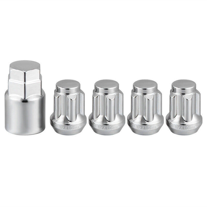 4 Cái Khóa Bánh Xe Thông Dụng Lug Nuts Đai Ốc Khóa Chống Trộm Với 1 Cái Tay Áo