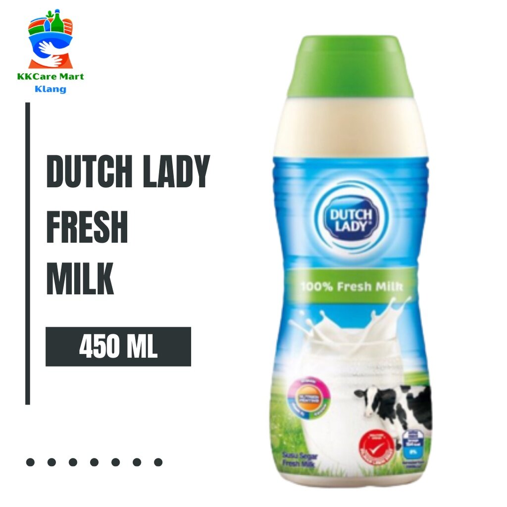Dutch Lady 100 Fresh Milk Botol 450ML 鲜牛奶 Lazada
