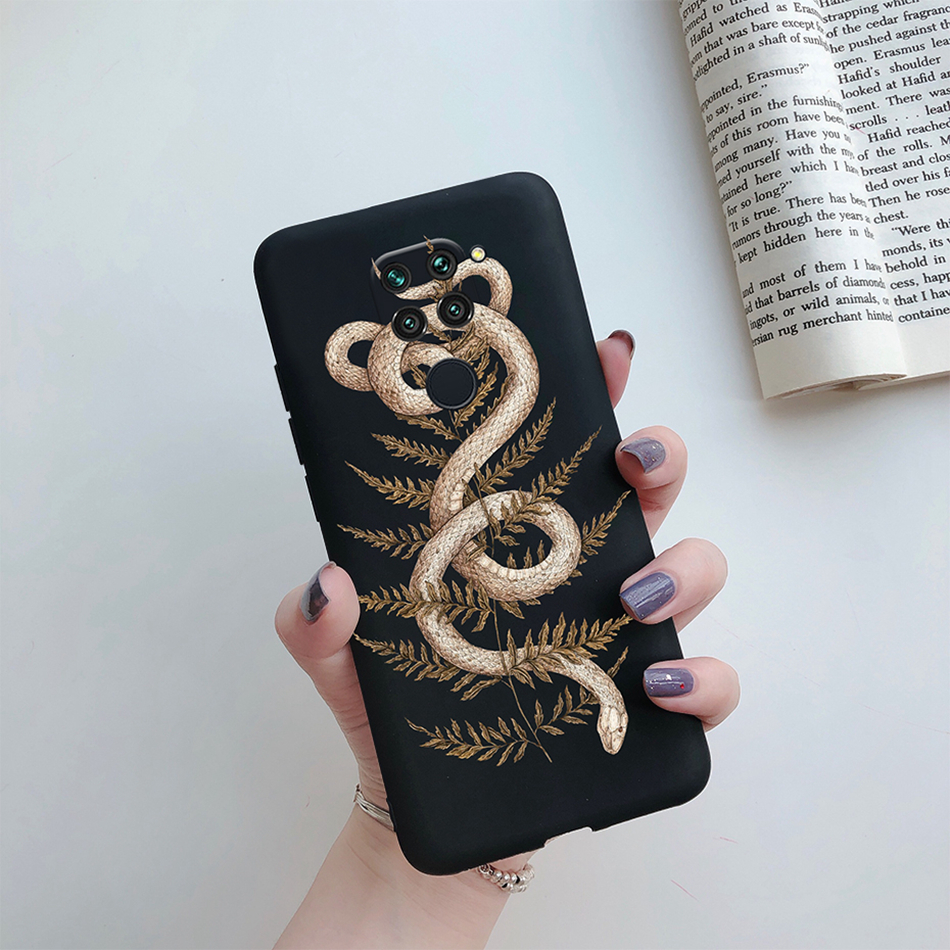 Ốp Cho Xiaomi Redmi Note 9 /Note 9 Pro/ Note 9S Ốp Điện Thoại Vẽ Rồng Rắn Ngầu Bằng Silicon Mềm