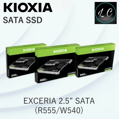 KIOXIA Original EXCERIA 2.5" SATA SSD R555/W540 Mb/s with 240GB/480GB/960GB