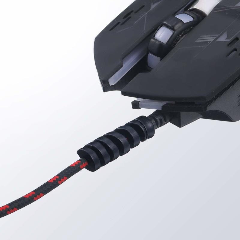 12 cái bảo vệ cáp phổ Silicone Cáp dữ liệu xoắn ốc Winder cuộn dây Bộ Kẹp giữ dây cáp cho cáp sạc bảo vệ cáp phụ kiện