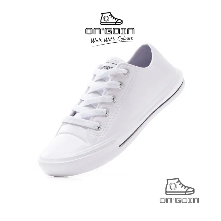 On Goin Jason Plimsolls Waterproof Black White Men Sneakers Size Eu 40 45 By Ongoin Malaysia Official Store Lazada