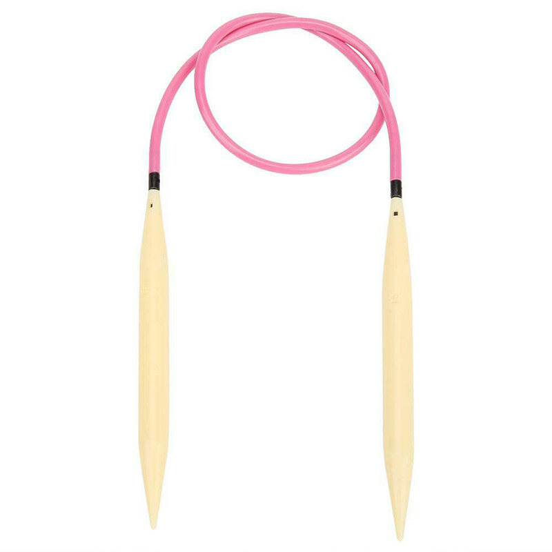 BOKALI 10 Pairs Plastic Change Head Circular Knitting Needle Set Scarfs Weaving Tools