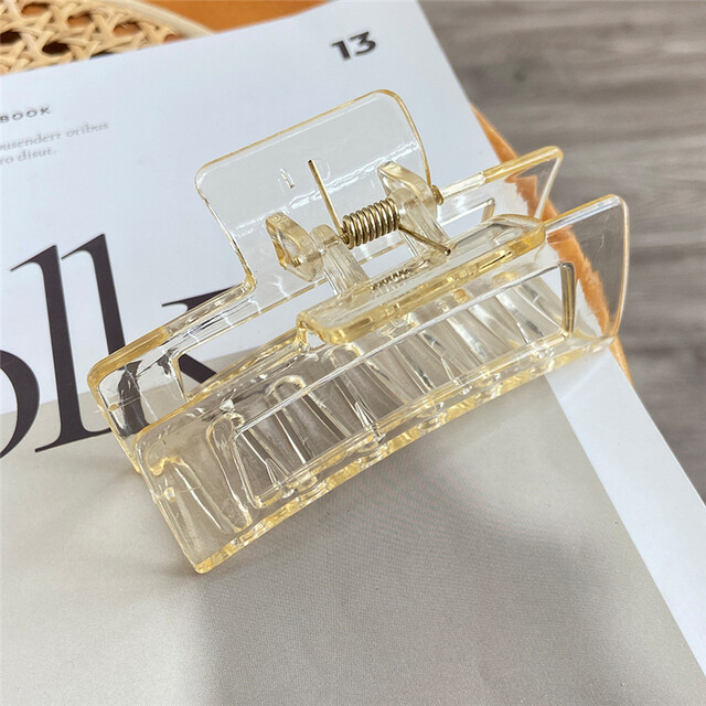 17MILE New Elegant Acrylic Hair Claw for Women Fashion Kroean Large Hair Clips Headwear Gifts Hair Accessories