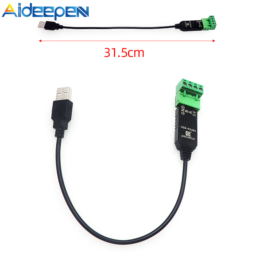 Aideepen Thiết Bị Cài Đặt Giao Diện Cáp Mở Rộng USB Bộ Chuyển Đổi Cổng Nối Tiếp RS485 Sang USB Hỗ Trợ Tốc Độ Truyền Cao 115200/Tải Xuống Vi Điều Khiển STC